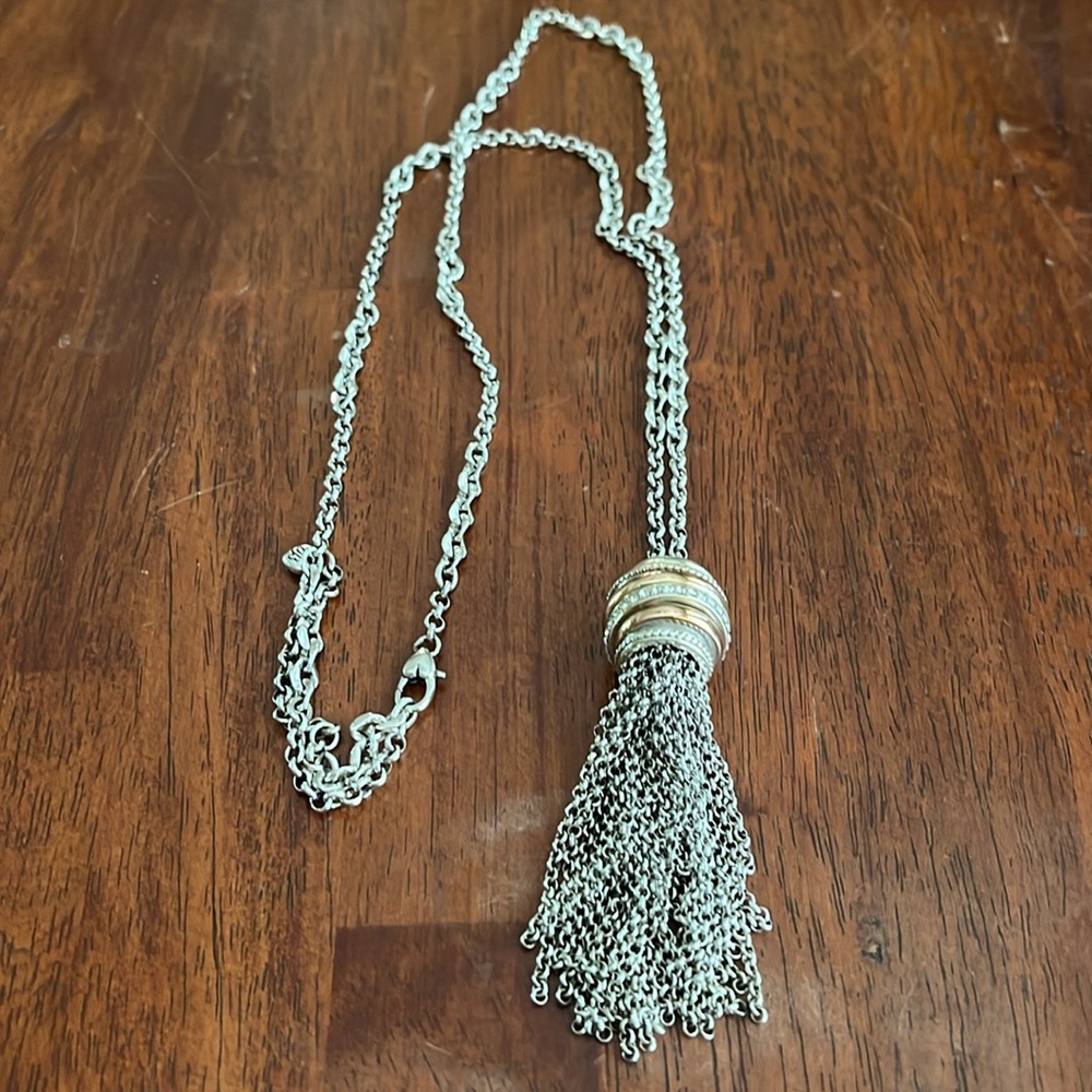 Brighton Neptunes Rings tassel necklace - Picture 3 of 4